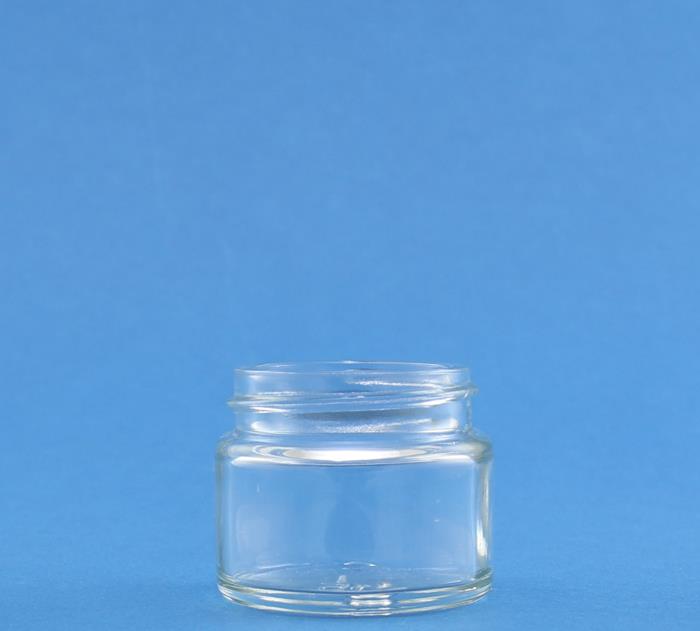 15ml Clear Simplicity Glass Jar 38mm Neck